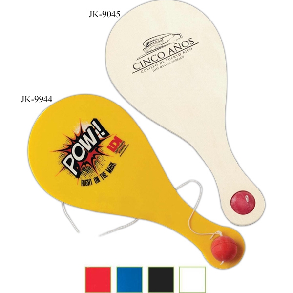 Paddle Ball Toys, Custom Printed With Your Logo!