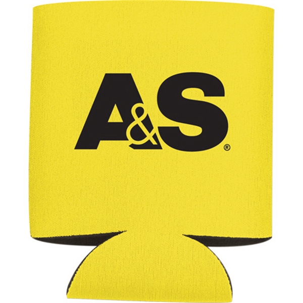 Yellow Color Can Coolers, Custom Designed With Your Logo!
