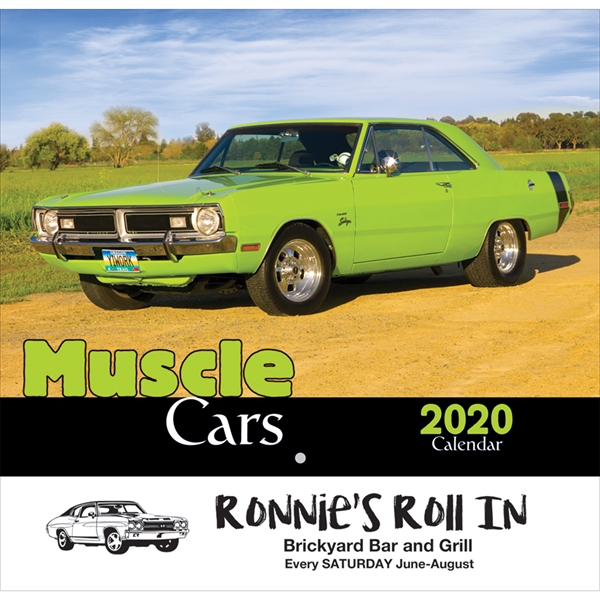Muscle Cars Appointment Calendars, Custom Designed With Your Logo!