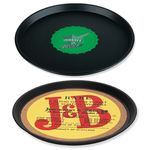 Custom Imprinted 14 Inch Round Serving Trays with Cork Liners