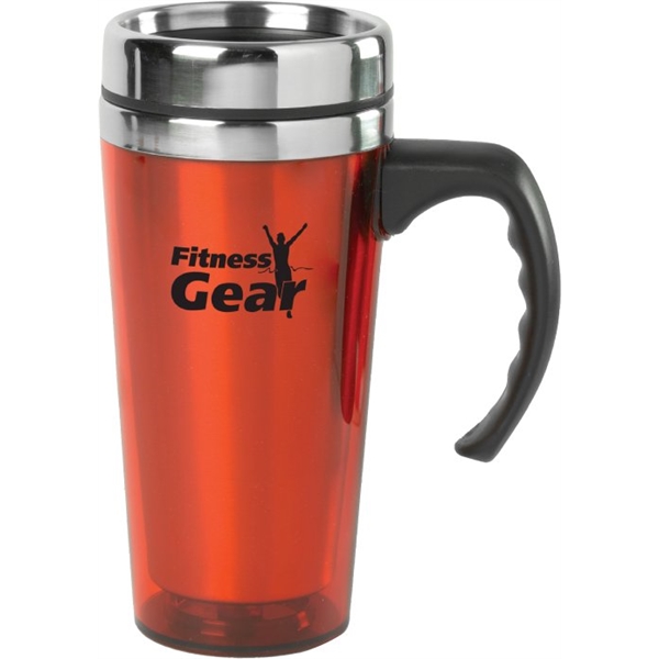 Stainless Steel Convenient Travel Mugs, Custom Decorated With Your Logo!
