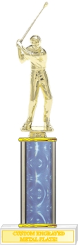 Male Golfer Golf Trophies, Custom Engraved With Your Logo!