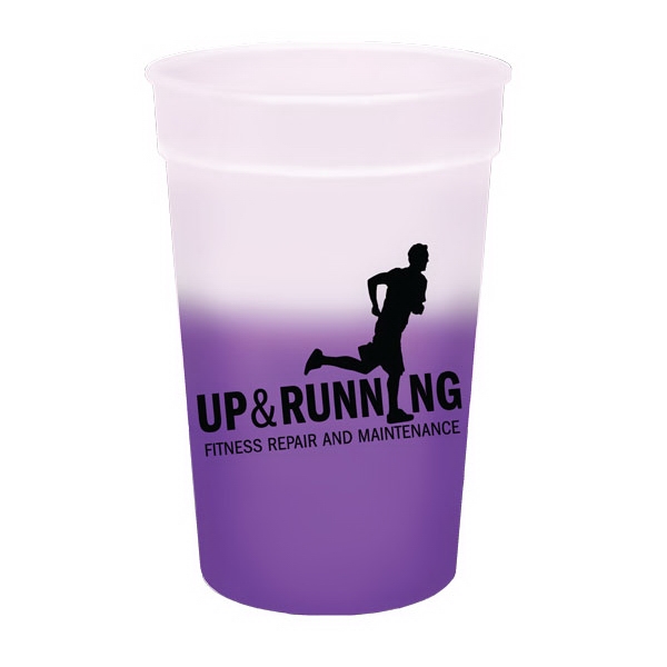 Mood Color Changing Stadium Cups, Custom Imprinted With Your Logo!
