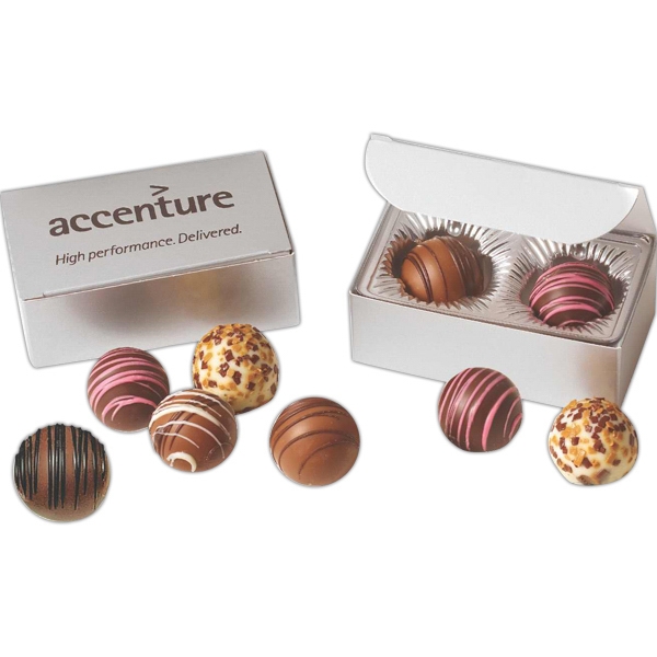Private Label Truffle Boxes, Custom Imprinted With Your Logo!