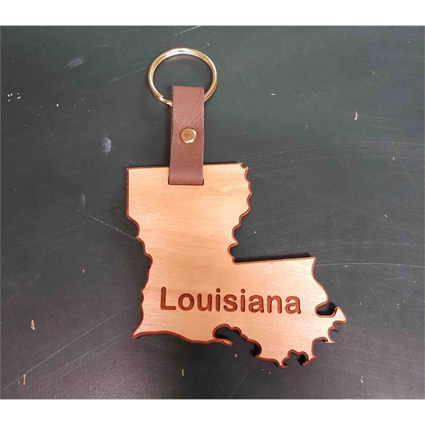 Louisiana State Shaped Ornaments, Custom Imprinted With Your Logo!