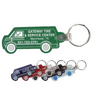 Van Shaped Key Tags, Personalized With Your Logo!
