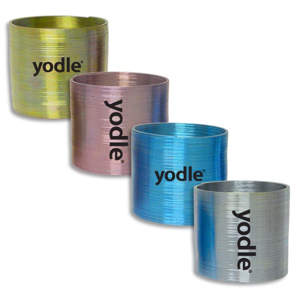 Colored Metal Slinky Style Spring Toys, Custom Printed With Your Logo!