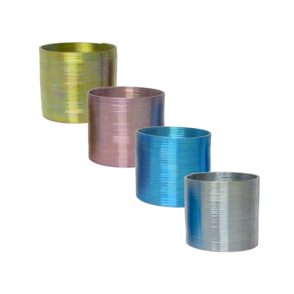 Colored Metal Slinky Style Spring Toys, Custom Printed With Your Logo!