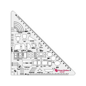 45/90 Triangle Rulers, Custom Decorated With Your Logo!