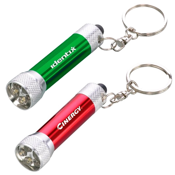Custom Printed Canadian Manufactured Keychain LED Flashlights