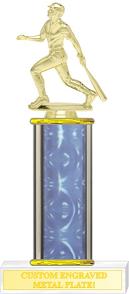 Male Action Batter Baseball Trophies, Custom Engraved With Your Logo!