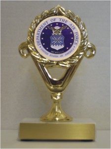 Department of the Air Force Trophies, Custom Engraved With Your Logo!