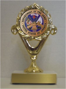 Department of the Army Trophies, Custom Engraved With Your Logo!