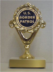 U.S. Border Patrol Trophies, Custom Engraved With Your Logo!