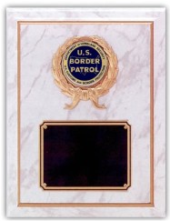 US Border Patrol Plaques, Custom Imprinted With Your Logo!