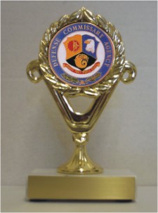 Defense Commissary Agency Trophies, Custom Engraved With Your Logo!