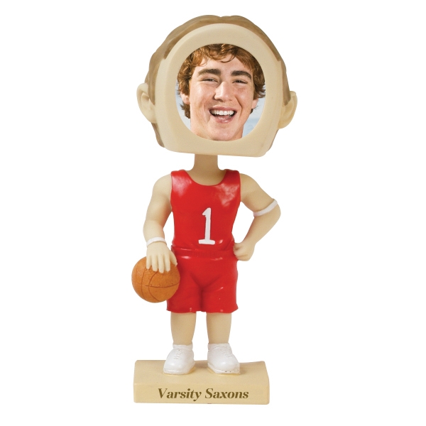 Basketball Bobble Head Picture Frames, Custom Printed With Your Logo!