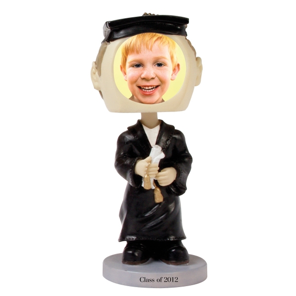Graduate Bobble Head Picture Frames, Custom Imprinted With Your Logo!