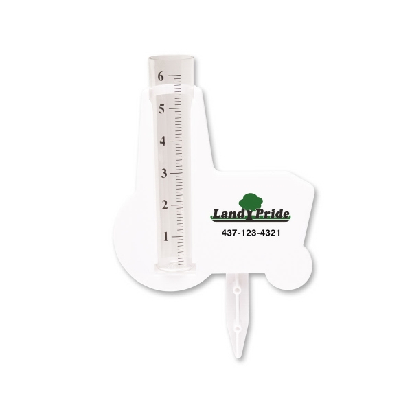 Tractor Shaped Rain Gauges, Custom Imprinted With Your Logo!