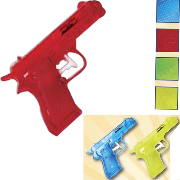 Assorted Colors Water Pistols, Customized With Your Logo!