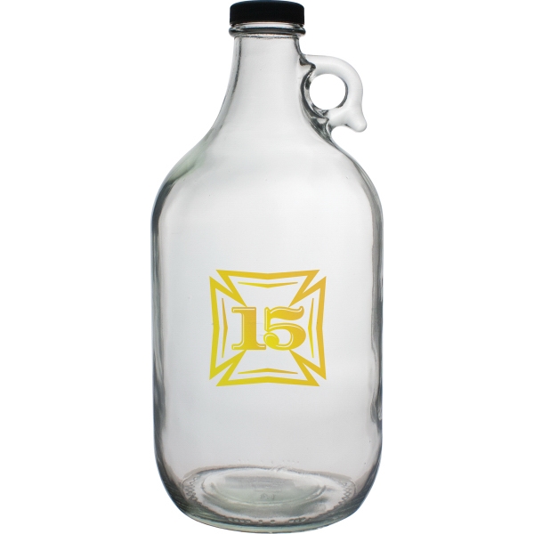 Clear Growlers, Custom Imprinted With Your Logo!