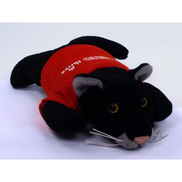 Panther Mascot Plush Stuffed Animals, Custom Imprinted With Your Logo!