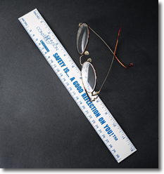Ruler Mirrors, Custom Imprinted With Your Logo!