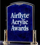 Custom Engraved Airflyte Marble Design Gold Plated Brass Base