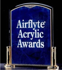 Tropar Airflyte Acrylic Awards Engraved, Custom Decorated With Your Logo!