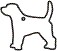Dog Animal Stock Shape Air Fresheners, Custom Made With Your Logo!