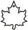 Maple Leaf Plant and Leaf Stock Shape Air Fresheners, Custom Printed With Your Logo!