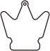 Crown 1 Clothing Stock Shape Air Fresheners, Personalized With Your Logo!