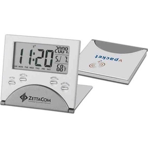 Aluminum Alarm Clocks, Custom Printed With Your Logo!