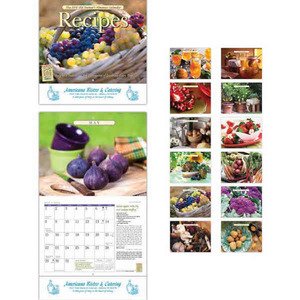 Custom Printed America the Beautiful with Recipes Appointment Calendars