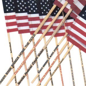 American Flags, Custom Imprinted With Your Logo!