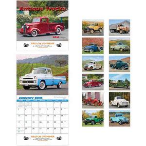 Custom Printed Antique Cars Executive Calendars