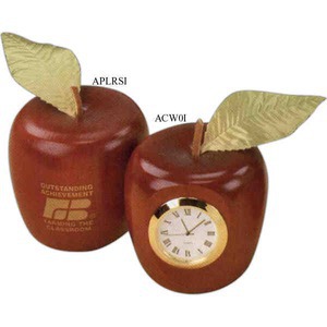 Apple Shaped Wooden Replicas, Custom Made With Your Logo!