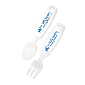 Baby Fork And Spoon Sets, Custom Imprinted With Your Logo!