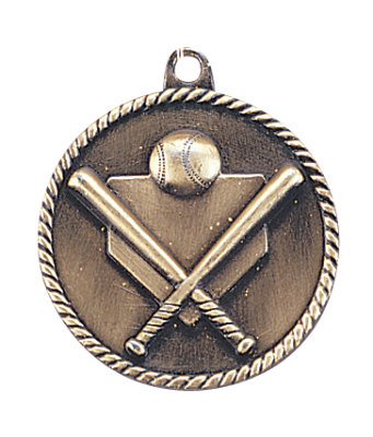 Baseball High Relief Medals, Customized With Your Logo!