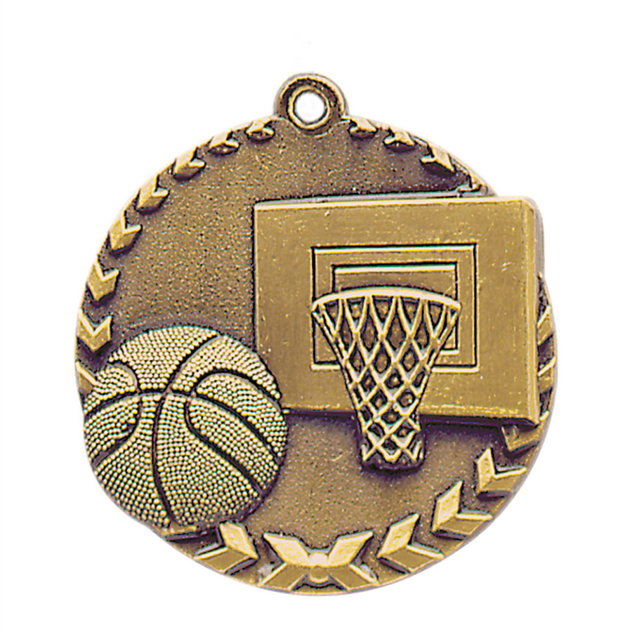 Basketball Millennium Medals, Personalized With Your Logo!