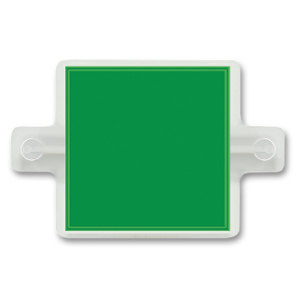 Square Shaped Reflectors, Custom Decorated With Your Logo!
