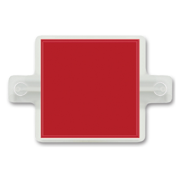 Square Shaped Reflectors, Custom Decorated With Your Logo!