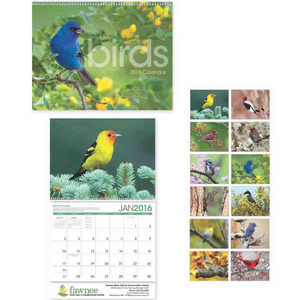 Birds Appointment Calendars, Custom Designed With Your Logo!