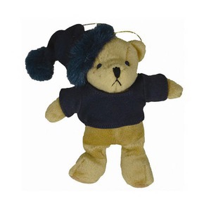 Black Bear Plush Ornaments, Custom Printed With Your Logo!