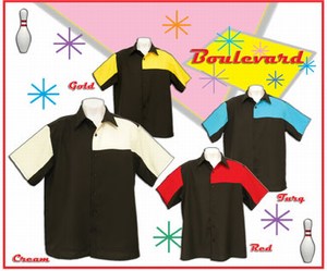 Boulevard Bowling Shirts, Custom Imprinted With Your Logo!