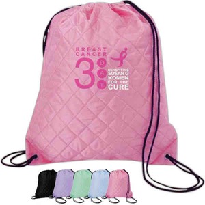 Breast Cancer Awareness Pink Backpacks, Custom Imprinted With Your Logo!