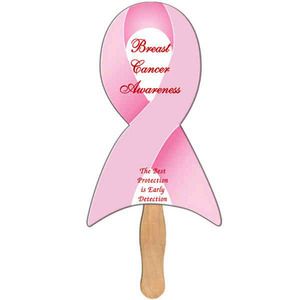 Breast Cancer Awareness Pink Fans, Custom Imprinted With Your Logo!