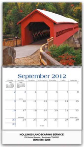 Custom Printed Bridges Appointment Calendars