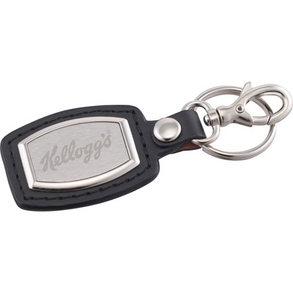 Custom Printed 1 Day Service Brushed Plate Key Rings