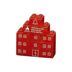 Building Shaped Mini Stock Shaped Promo Block Sets, Custom Imprinted With Your Logo!